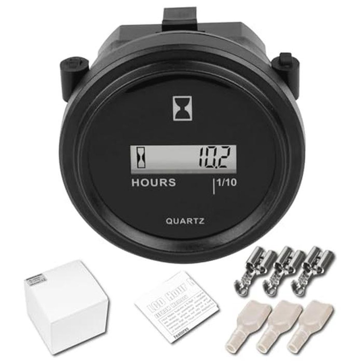 Uur Meter Ronde LCD Met Quartz Technologie voor DC 4.5-90V Toepassingen