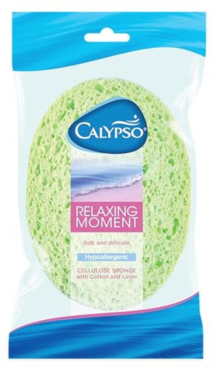 Luffa Bath Sponge with Cotton and Linen - Soft and Skin-Friendly