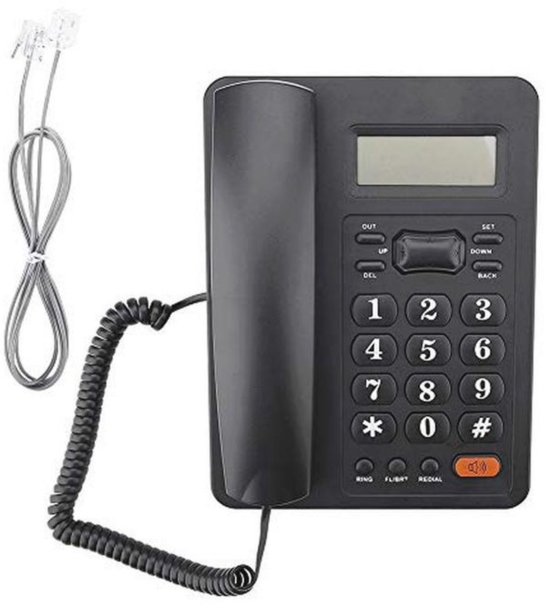 Vaste Bureautelefoon met Nummerweergave - Thuis en Kantoor
