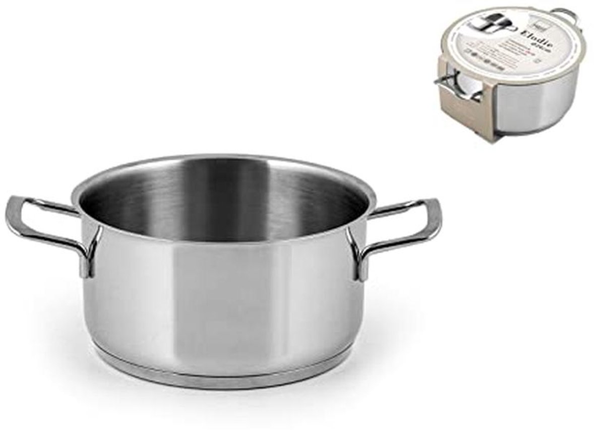 Casserole Inox Inductie 14 cm met 2 Handvatten