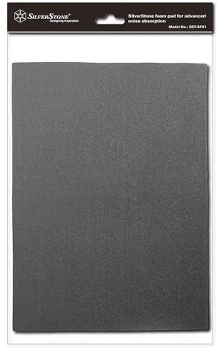 Isolatiemat voor PC-behuizing - Geluidsabsorberend Schuim, 530 x 380 x 4 mm, Zwart