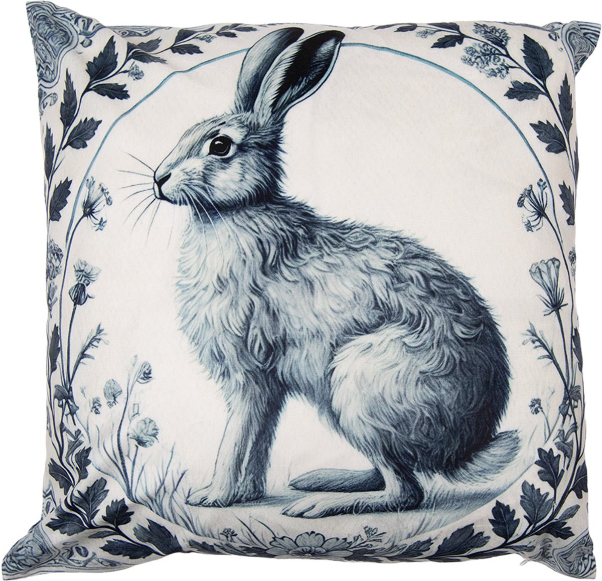 Kussenhoes 45x45 cm Beige Polyester