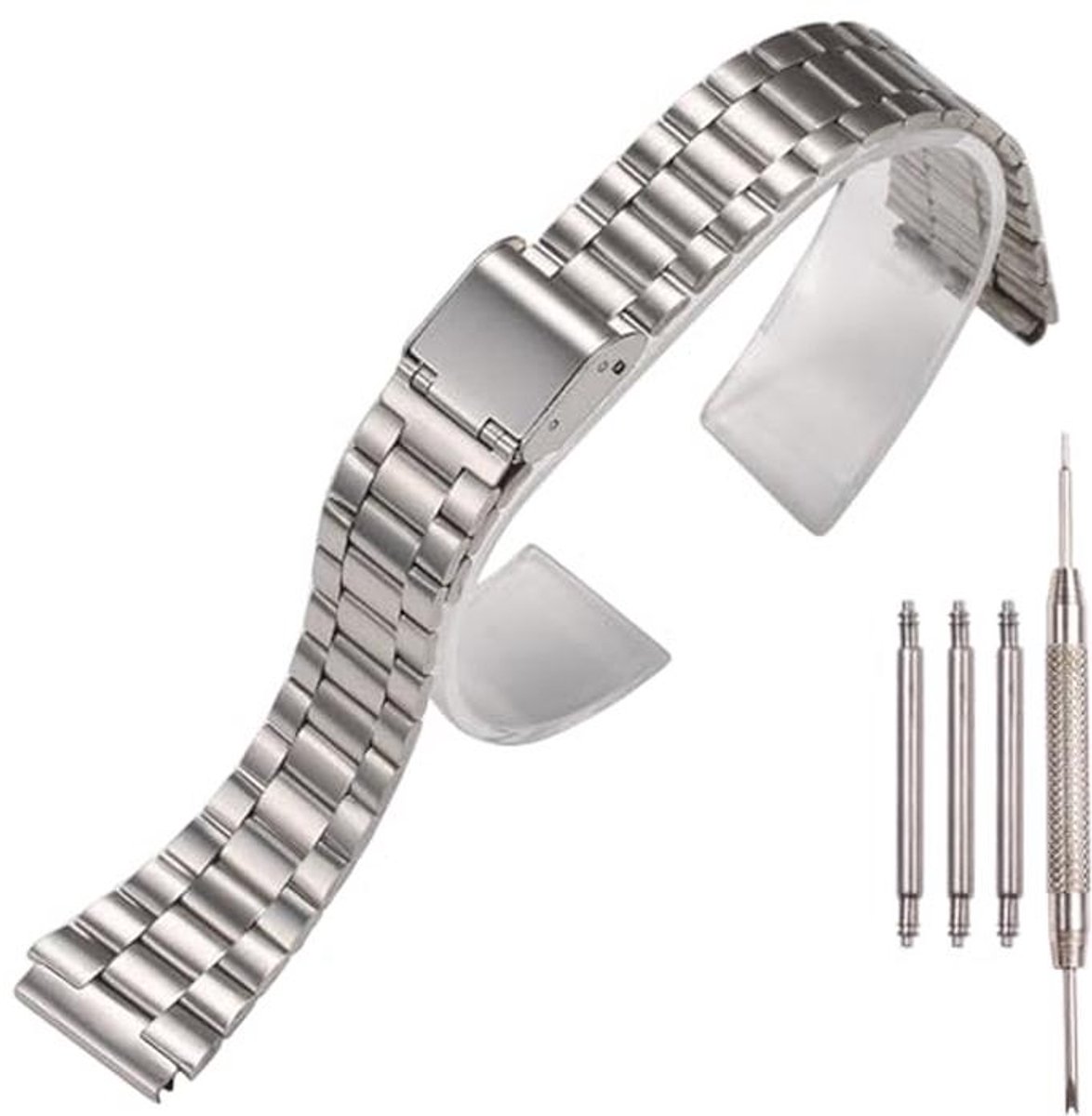 18mm RVS Vervangend Horlogeband Voor Dames en Heren Watch Accessories