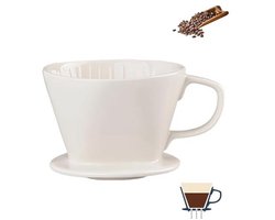 Handmatige Giet Over Koffiezetapparaat - Porselein Brouwmachine voor 2-4 Kopjes