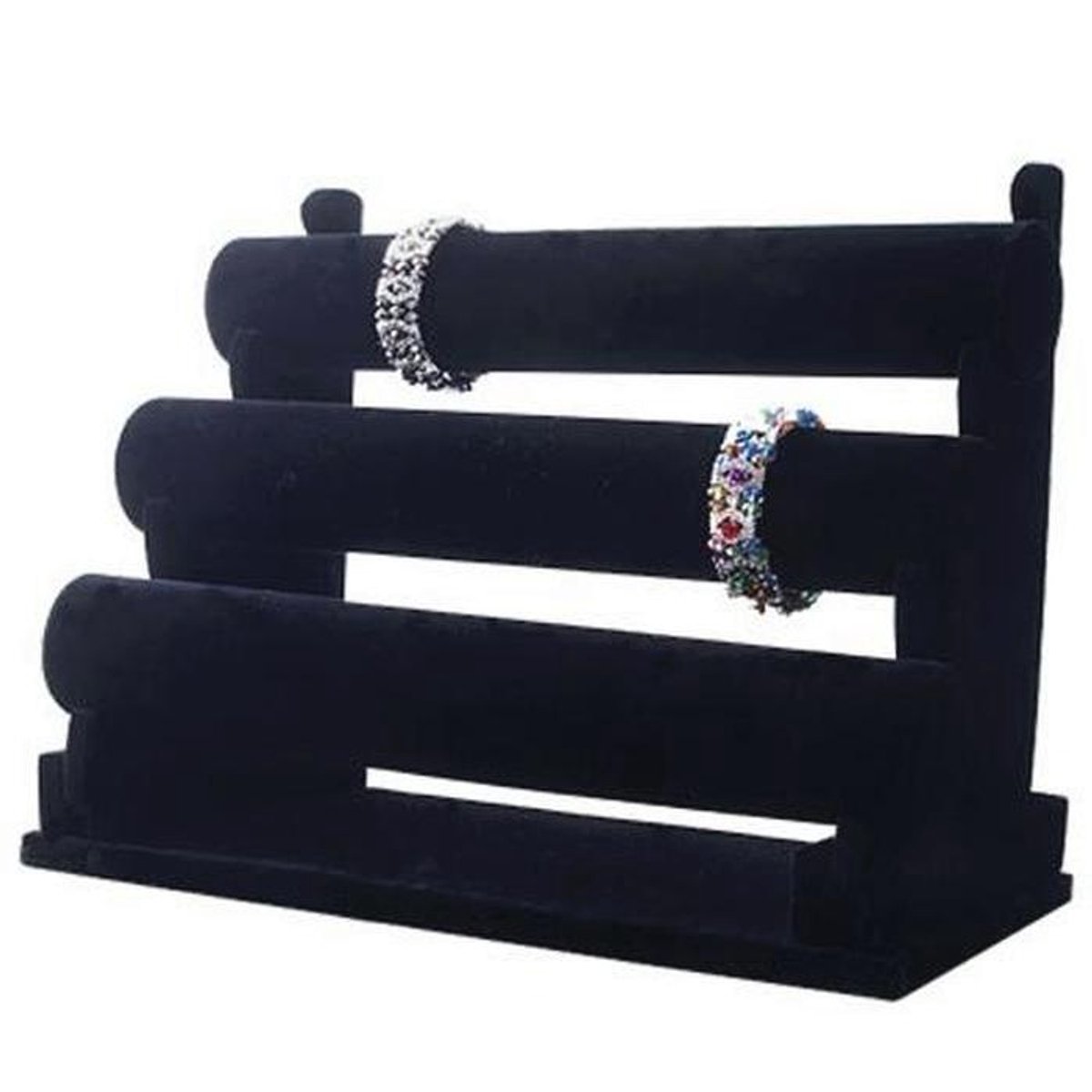 Fluwelen Armbandstandaard en Horlogestandaard - Perfect voor Presentatie en Opberging