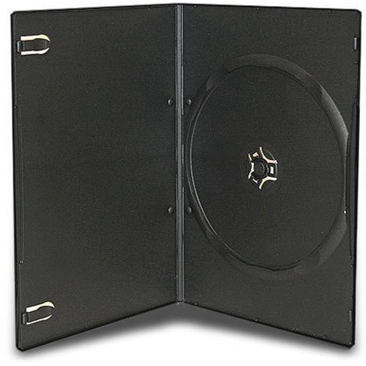25 Stuks Enkel Zwarte 7mm Ruggengraat DVD/CD/BLU RAY Hoesjes