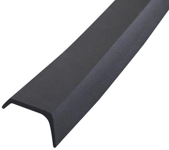 Rubberen Garage Deur Onderkant Seal 4,6 m Zwart – Waterdicht, Weerbestendig, Isolerend