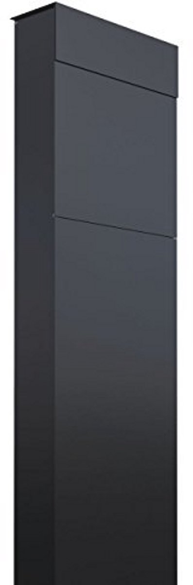 Design Staande Brievenbus Zwart - Modern en Praktisch