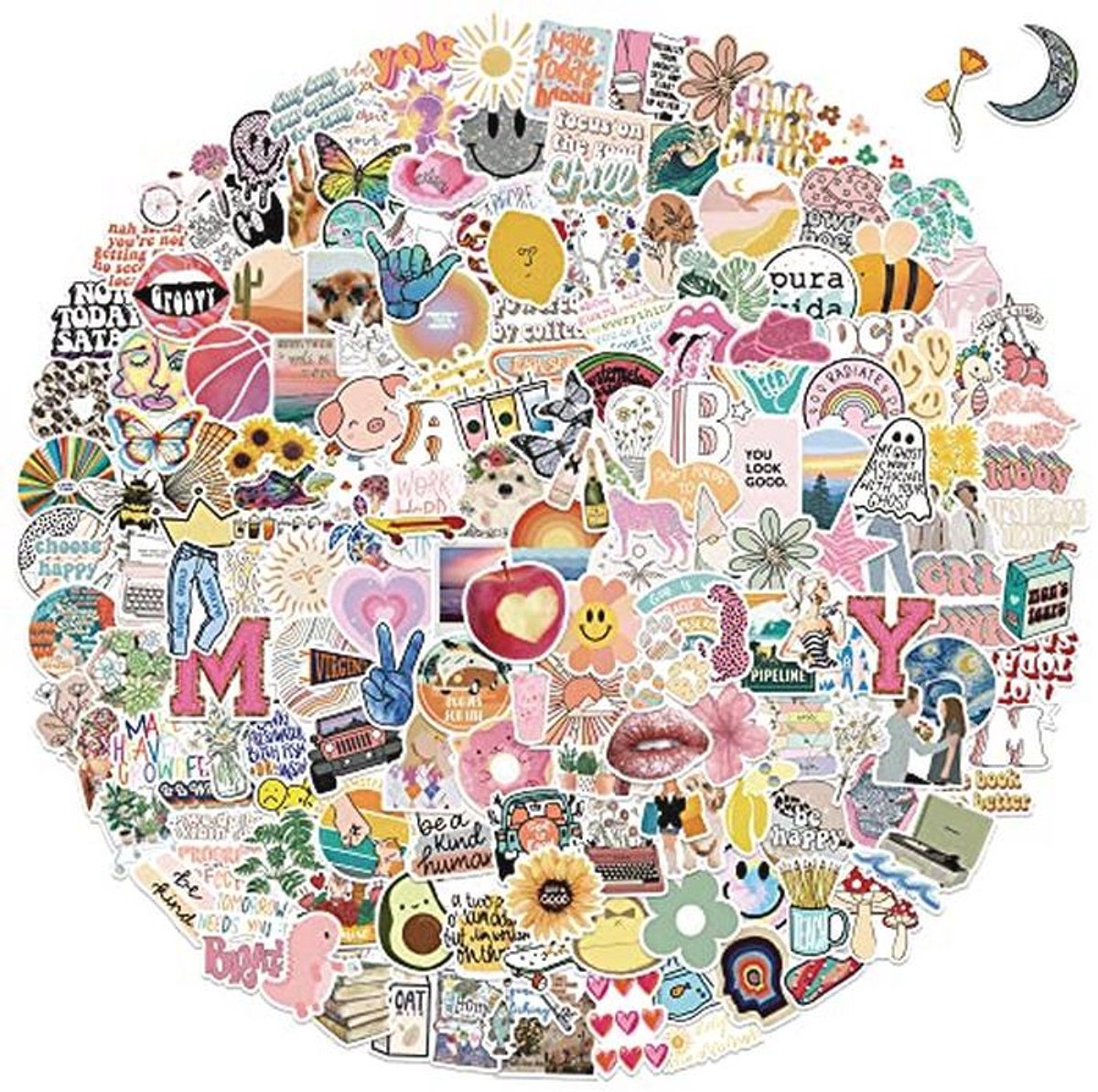 Gemengde Meisje Sticker Packs voor Laptop, Telefoon, Waterfles, Skateboard en Koffer