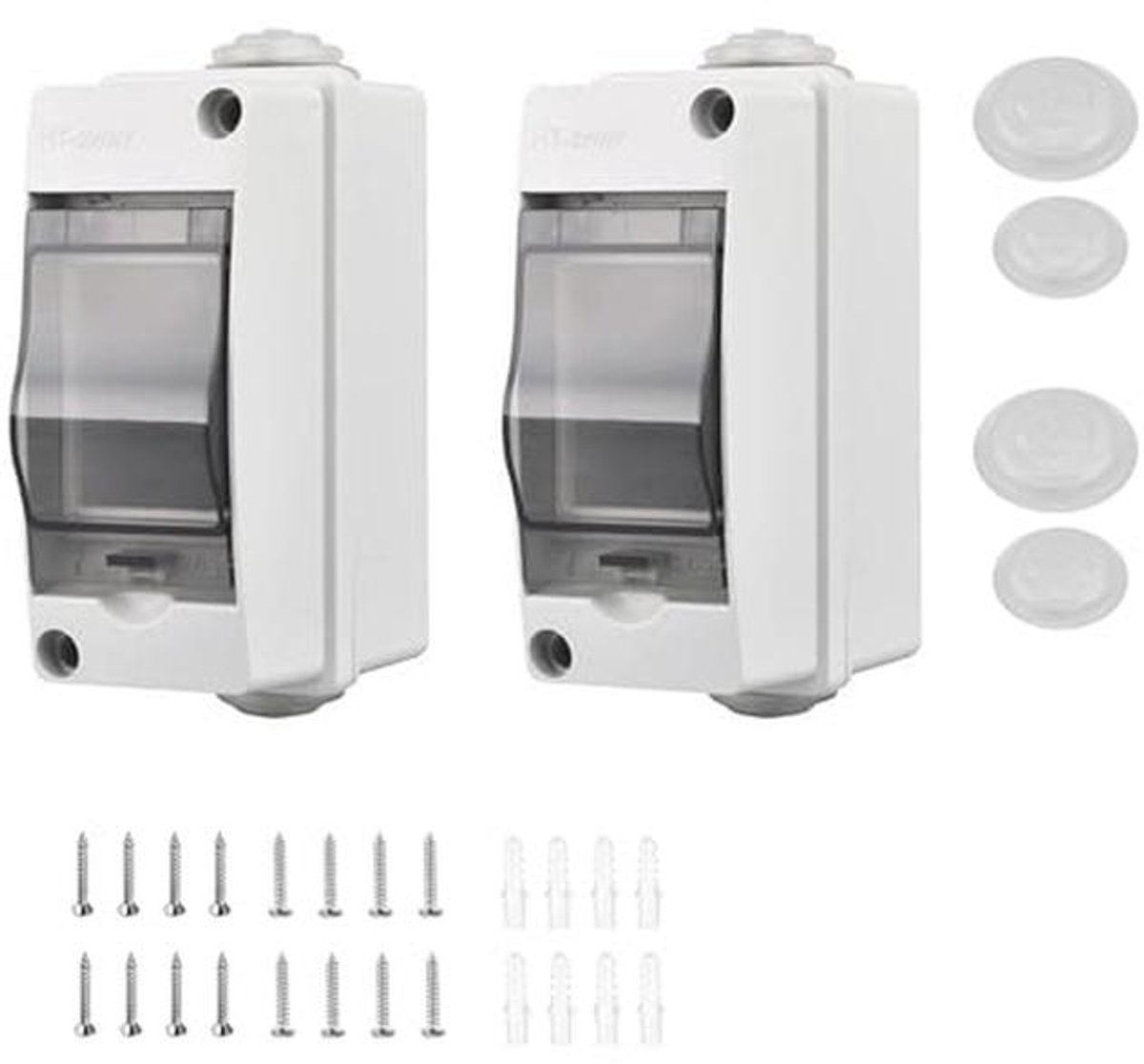 Verdeelkast met 3 modules voor binnen en buiten - IP65 waterdicht, compact en veilig