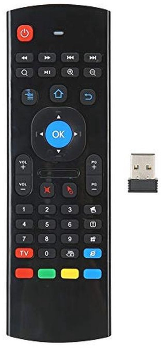 Draadloze Universele Afstandsbediening met Bewegingssensor voor TV en PC