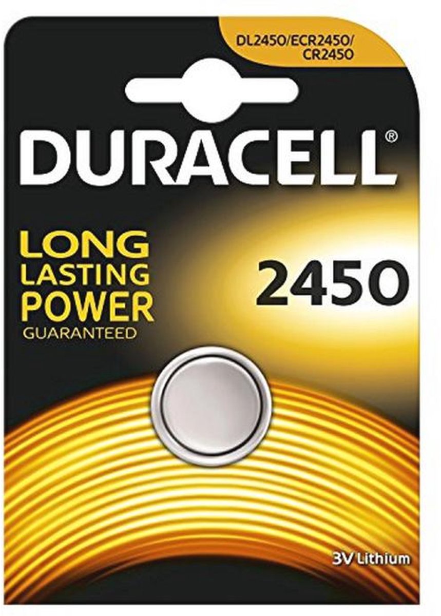Lithium Knopcell CR2450 3 Volt - Blister van 5
