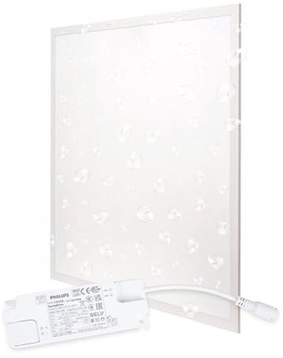 8x LED oppervlaktepaneel 120x30 cm met achtergrondverlichting, vermogen