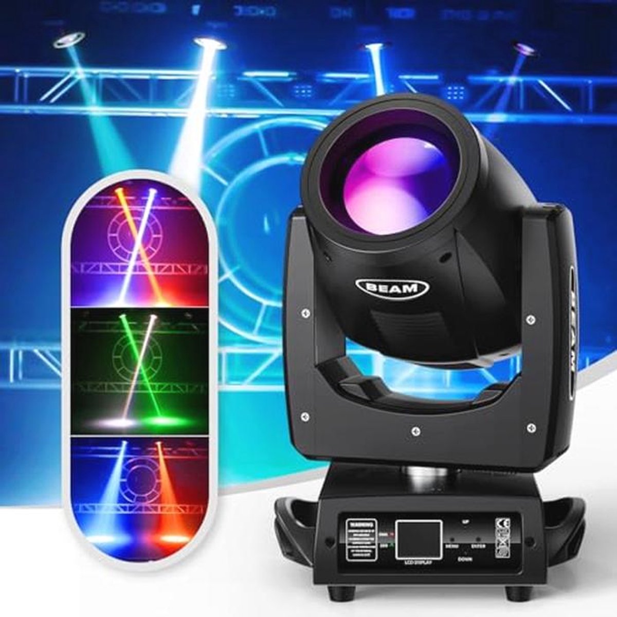 LED Podiumverlichting met 24 Prisma's - 230W Spotlight voor Feesten en Shows