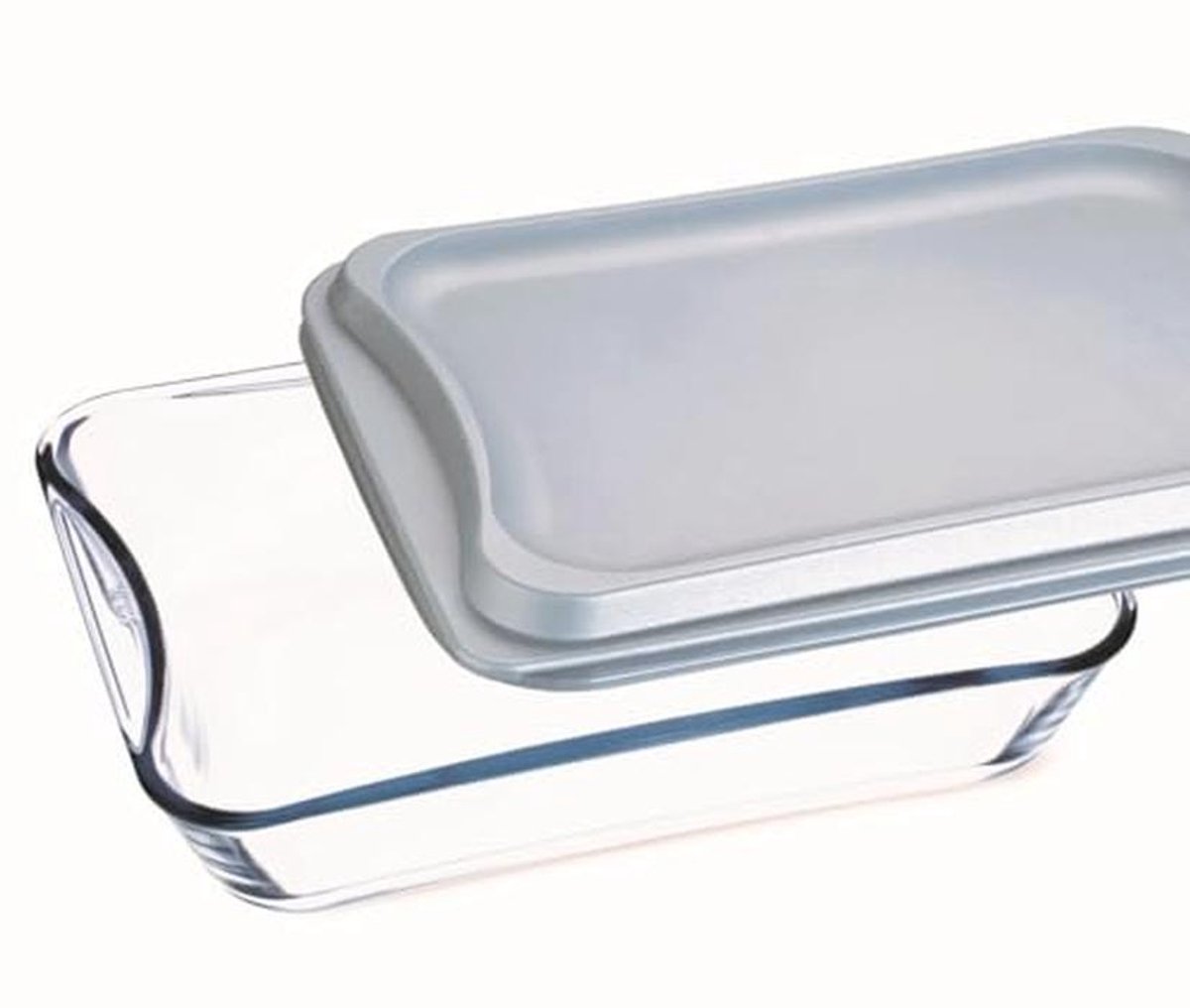 Rechthoekige Ovenschaal met Bewaardeksel - 3,5 L - Hittebestendig Borosilicaatglas