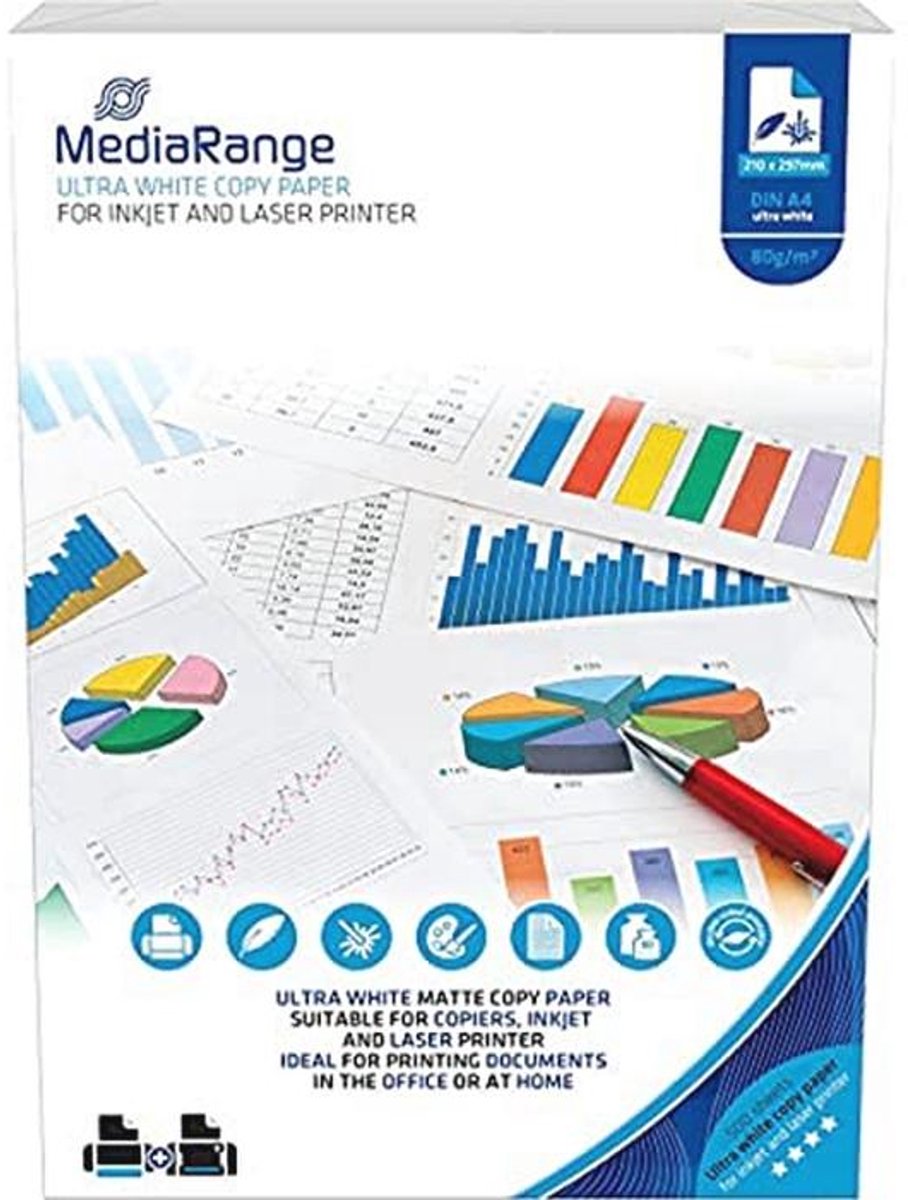Kopieerpapier A4 Wit - Hoogwaardig Papier voor Printen