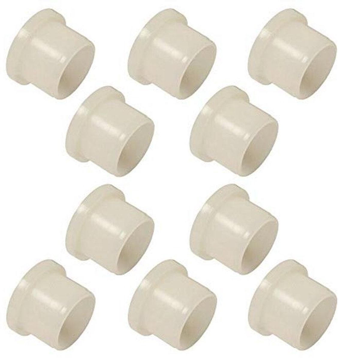 10 x Schouderspacer Pads voor Fietsen - Kunststof Nylon met Schroef Sluitring (8 x 12 x 16 x 12 x 2 mm)