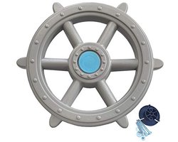 Pirate Steering Wheel for Climbing Towers - 48 cm Grey
