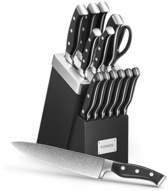 Victorinox SwissClassic 6.7133.5G 5-delige keukenmessenset, zwart | Voordelig kopen bij