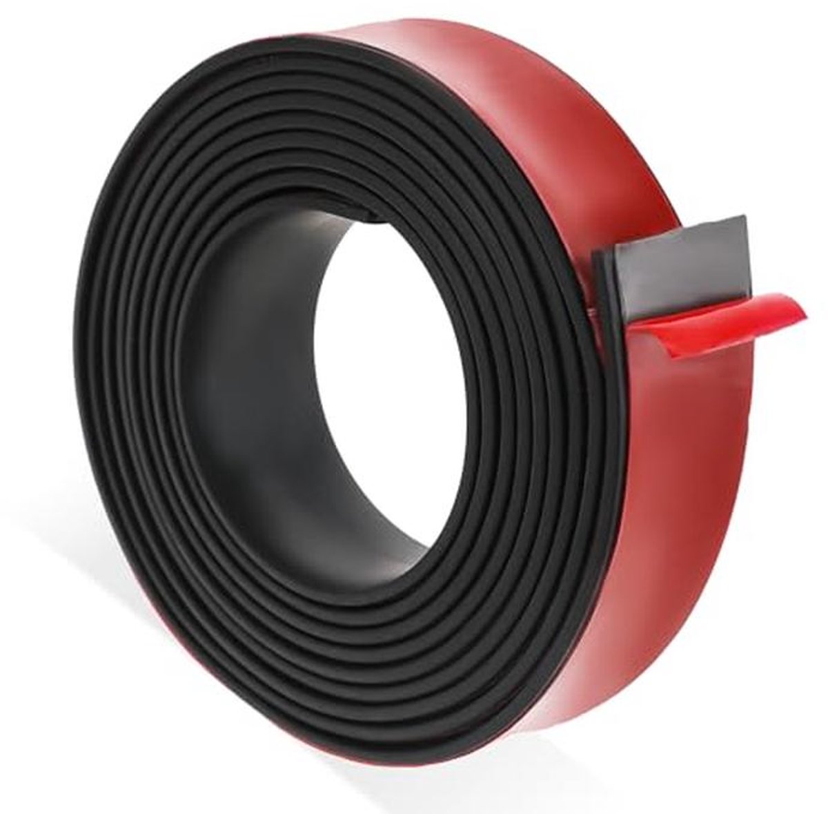 Zelfklevende rubberen afdichting - 2 m x 25 mm x 2 mm - Vloerbescherming en doe-het-zelf