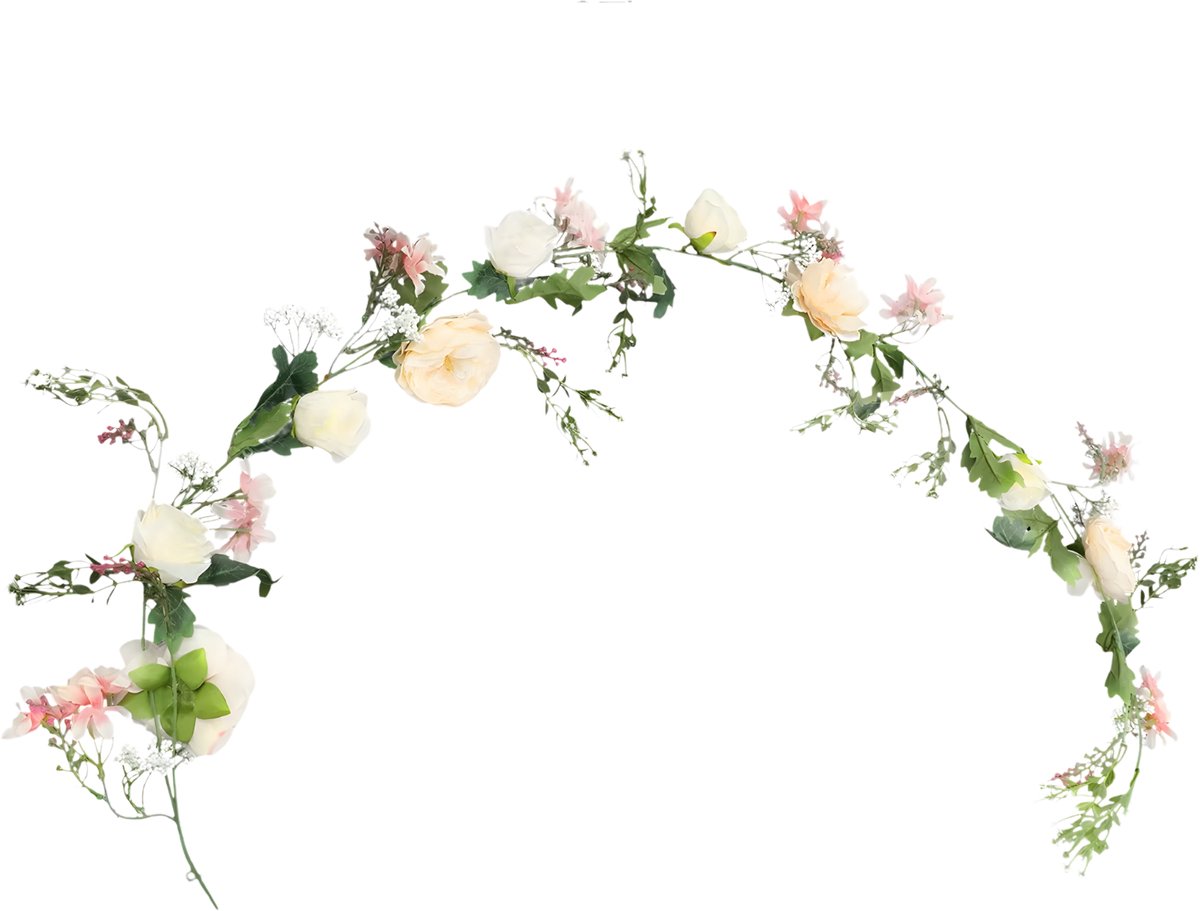Kunstbloemen - Voor thuis, bruiloften en feesten - Decoratief en feestelijk - Champagne
