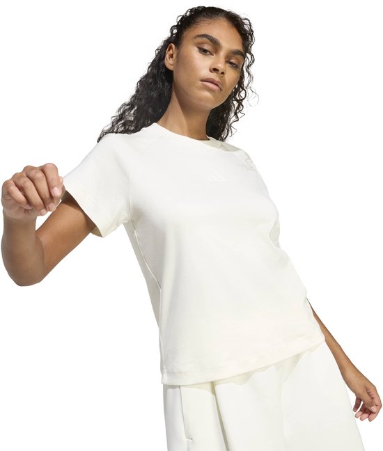 ADIDAS - w sl reg t - Sport t-shirt korte mouw dames - Wit van Adidas — afbeelding 5