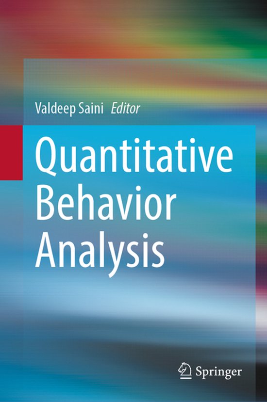 Quantitative Behavior Analysis - cover
