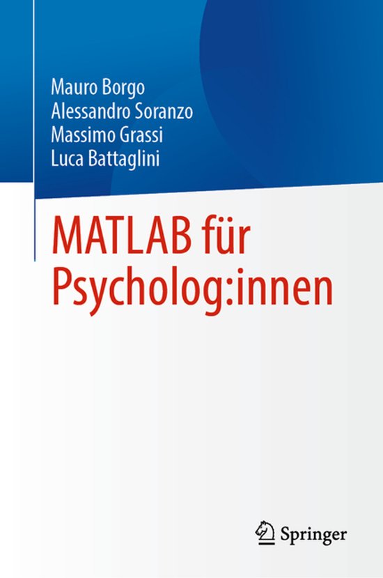 MATLAB für Psycholog:innen - cover