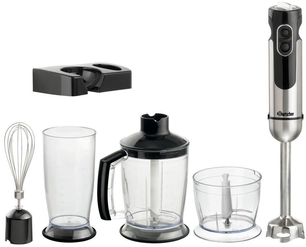 Krachtige Staafmixer Set met diverse Accessoires voor Mixen, Kloppen en Hakken