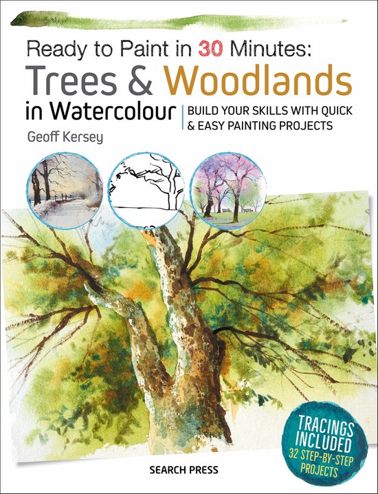 Ready to Paint in 30 Minutes: Trees & Woodlands in Watercolo ... - cover