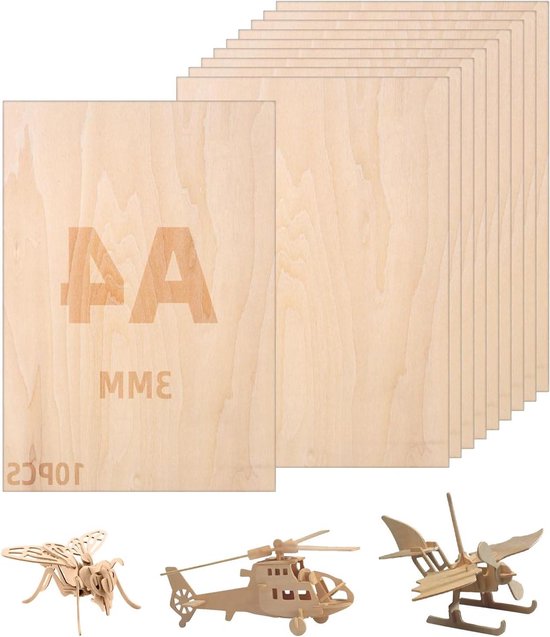 Creatorally 6 Stuks Onafgewerkt Hout - 3 mm Dik 12x12 inch Houtwerkbord voor Lasergravure CNC Snijden Schilderen DIY Modelvliegtuigen Schepen Projecten (12 Square-Rode Eik Creatorally 6 Stuks Onafgewerkt Hout - 3 mm Dik 12x12 inch Houtwerkbord voor Lasergravure CNC Snijden Schilderen DIY Modelvliegtuigen Schepen Projecten (12 Square-Rode Eik