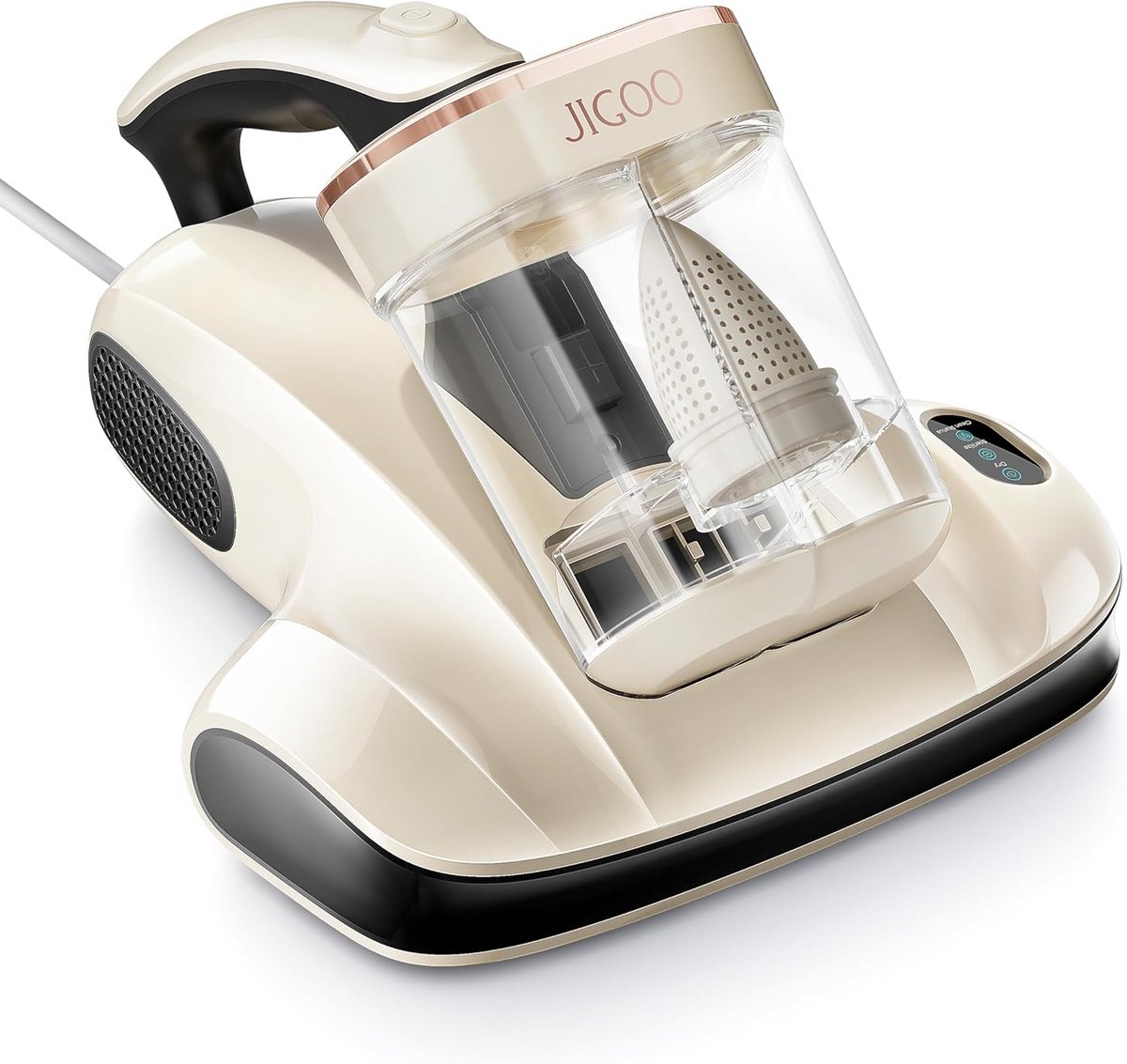 Mijtstofzuiger voor Matrassen met Stofmijtsensor en UV-C Licht - Intelligent LED-Display