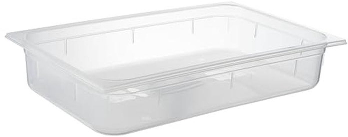 Transparante Polypropyleen Container met Literschaal - 13 Liter - 53 x 32,5 x 10 cm