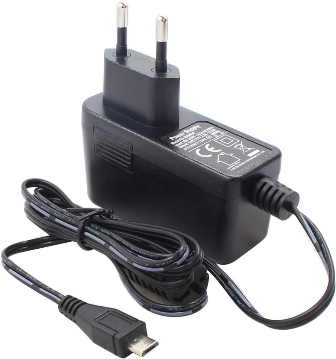 2pcs 5V 2A Voedingsadapter met Micro USB Plug voor IPC Bewakingscamera