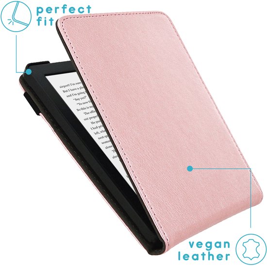 Ereader Hoes - Geschikt voor Kobo Clara HD - Rosé goud van LW22 — afbeelding 2