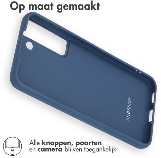 Coque Samsung Galaxy S22 iMoshion Color Backcover - bleu foncé