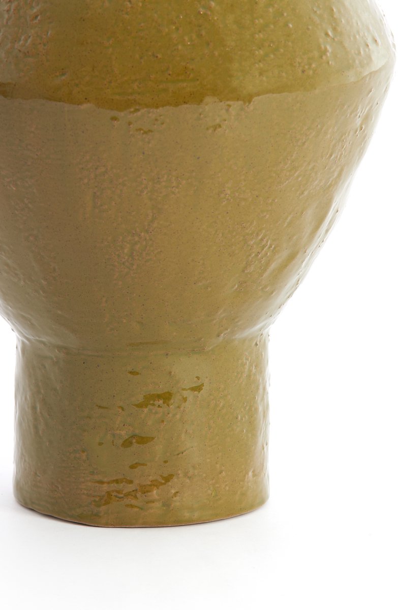 Light&living Vaas deco Ø29x41 cm VASORA keramiek glanzend olijf groen