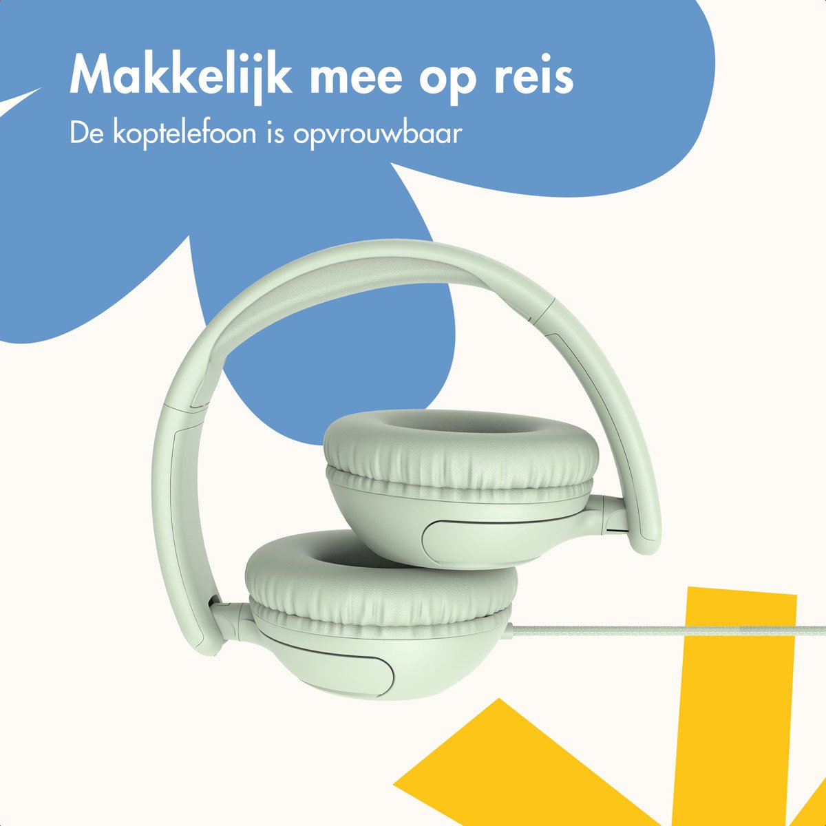 imoshion Kinder Koptelefoon met Draad - Met Decibelbegrenzer en Stickervellen - Koptelefoon Kinderen met AUX Kabel – foto 8