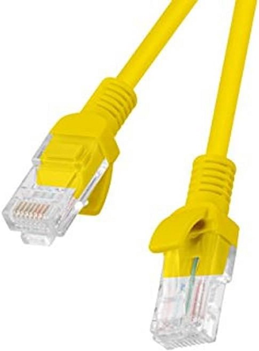 Netwerkkabel Cat6 UTP 1 Meter Geel - Hoge Snelheid Ethernet Kabel