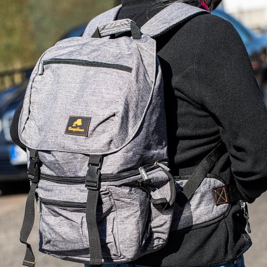 Rugzak met koelvak en isolatietas grijs 20 liter voor BBQ camping strand outdoor-activiteiten Koelrugtas — afbeelding 5