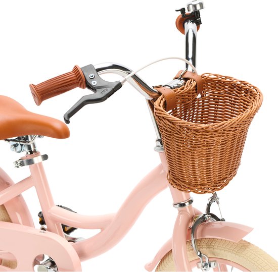 Generation Blanco 14 inch Roze - Kinderfiets met Mandje van Generation Blanco — afbeelding 4