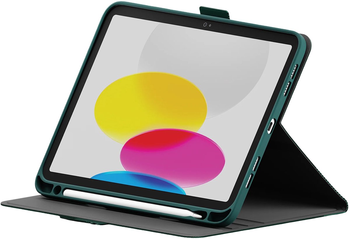 Cygnett, Hoesje geschikt voor iPad 11 inch / 10.9 inch - TekView Slimline Folio 360° Bescherming, Turquoise