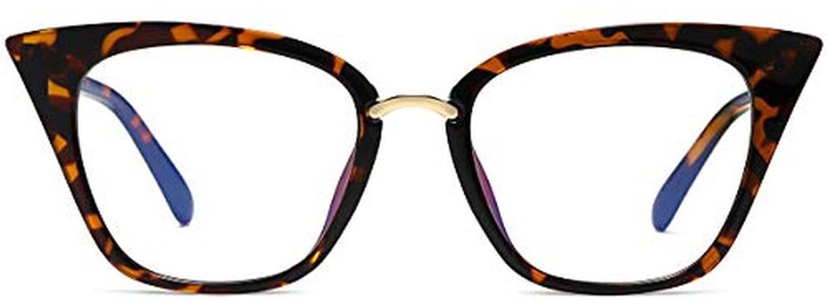 Cateye Anti-blauw licht blokkering computerbril voor vrouwen - Klein gezicht - UV-bescherming