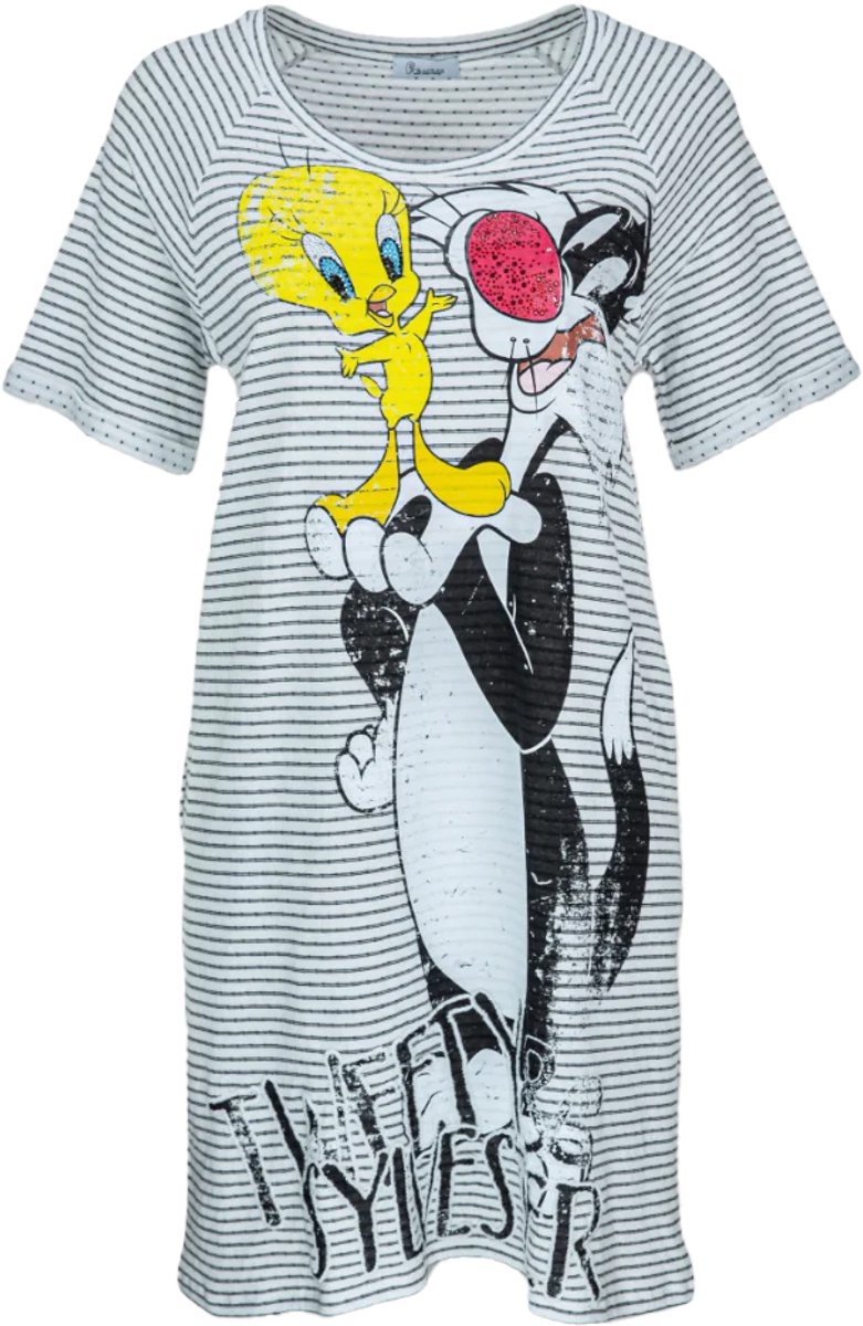 Princess goes Hollywood - Tweety sweat jurk - maat 36