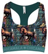 Chicamala – Meisjes Racerback – BH Zonder Beugel – Sport BH – Kinderkleding – Meisjes Ondergoed – 95% Katoen – Meisjeskleding