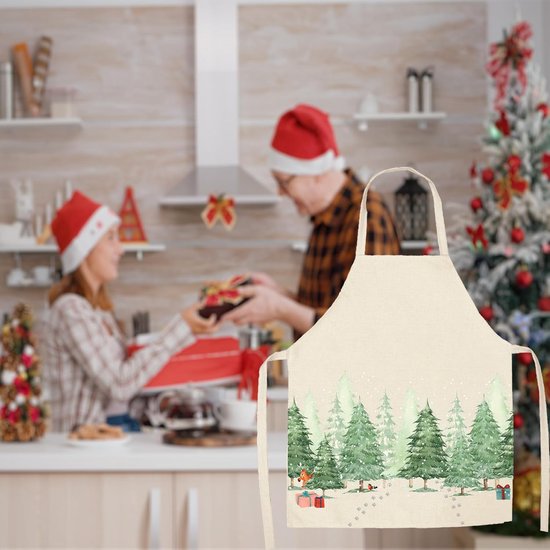 De kerstman maakt tijdens het bakken de schattige taart voor het kerstfeest | Premium Vector