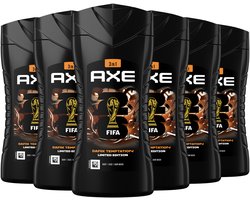 AXE 3-in-1 Douchegel - Dark Temptation - 6 x 250 ml - Voordeelverpakking