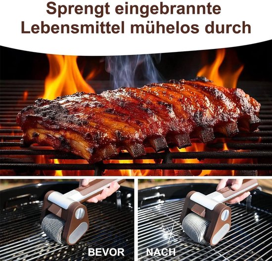 Elektrische grillreiniger - 3-speed heavy duty