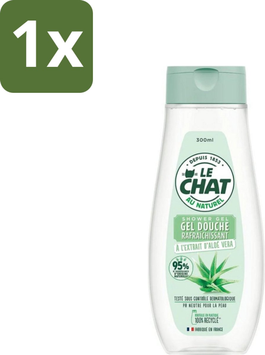 Le Chat - Douchegel - PH Neutraal - Met Extract Van Aloë Vera - Verfrissend - 300 ml - 1 stuk