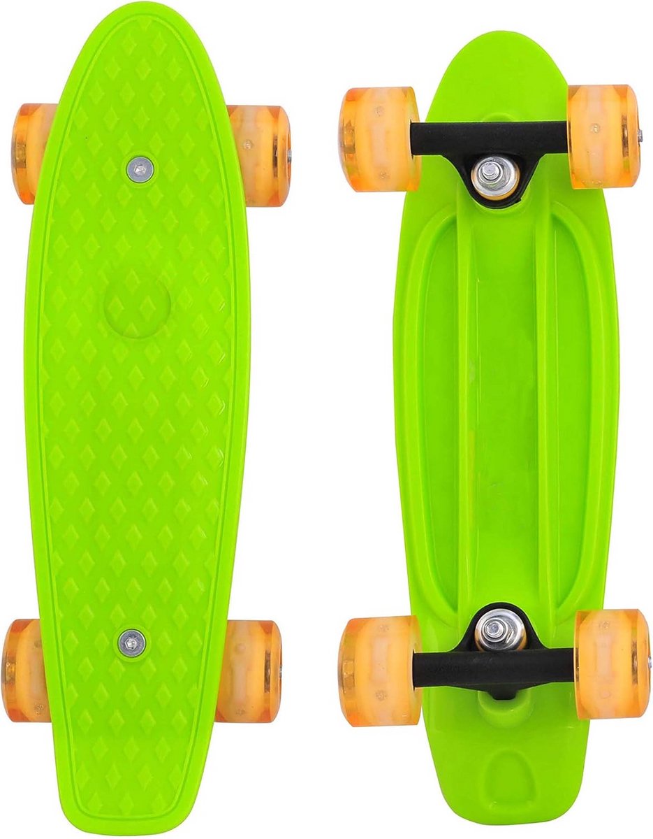 17 inch Mini Cruiser Skateboard Compleet - Compact Board met Zachte PU Wielen